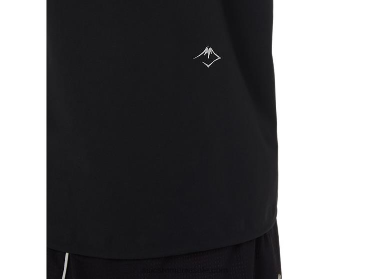 Asics negru de performanță geacă impermeabilă fujitrail pentru femei ZF4643482