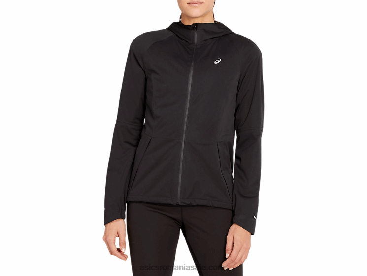 Asics negru de performanță jachetă accelerate de iarnă pentru femei ZF4643419