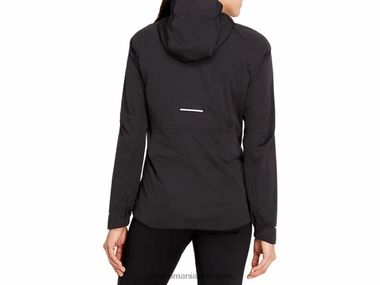 Asics negru de performanță jachetă accelerate de iarnă pentru femei ZF4643419