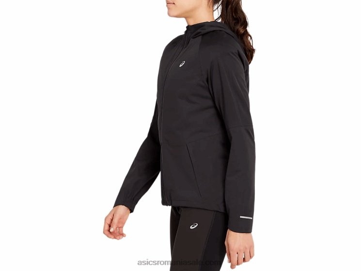 Asics negru de performanță jachetă accelerate de iarnă pentru femei ZF4643419