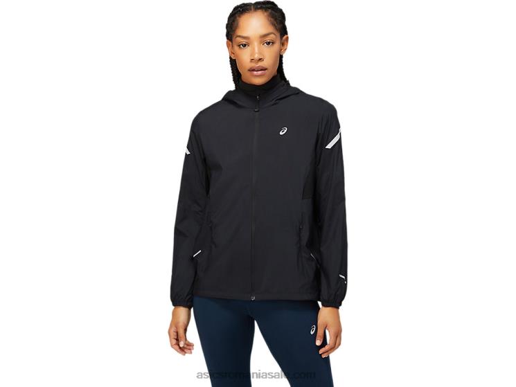 Asics negru de performanță jachetă de damă lite-show ZF4643660