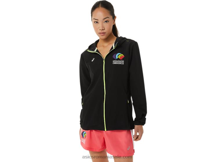 Asics negru de performanță jachetă gata set pentru femei care ZF4643222