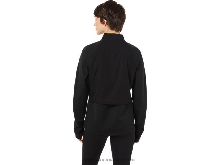 Asics negru de performanță jachetă lam de damă ZF4643622