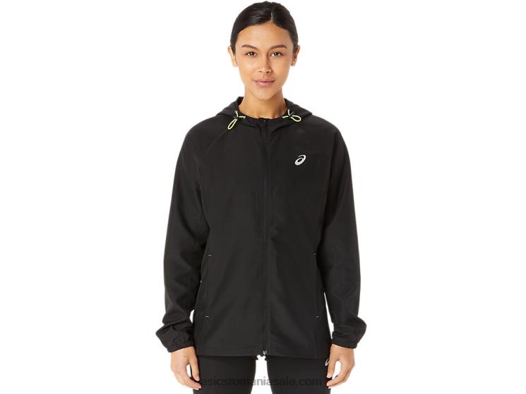Asics negru de performanță jachetă pr lyte pentru femei ZF4642310