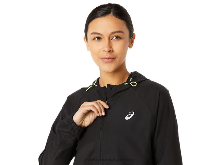 Asics negru de performanță jachetă pr lyte pentru femei ZF4642310