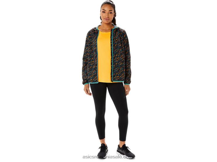 Asics nuanta de noapte/imprimat salvie geaca de dama impachetabila ZF4643399