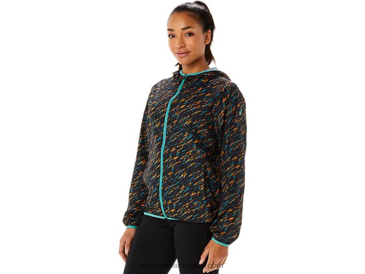 Asics nuanta de noapte/imprimat salvie geaca de dama impachetabila ZF4643399