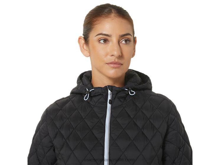 Asics performanță negru/cer moale jachetă izolată de performanță pentru femei ZF4642721