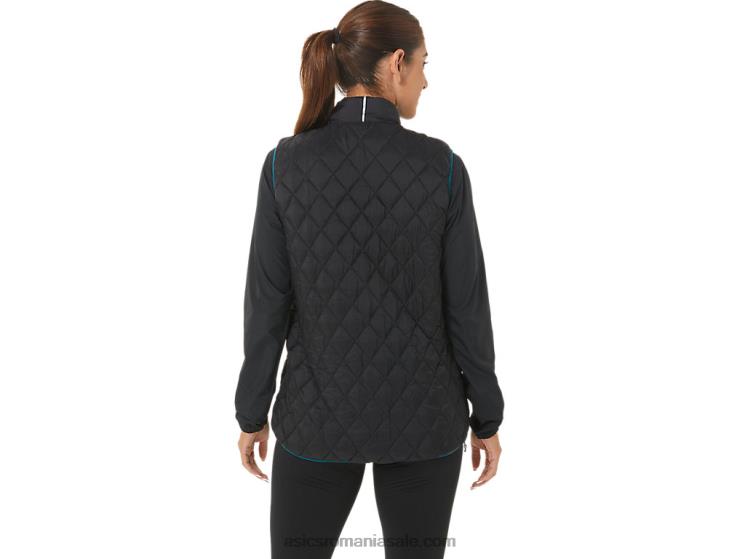 Asics performanță negru/pin catifea vestă izolată inversă pentru femei ZF4642750