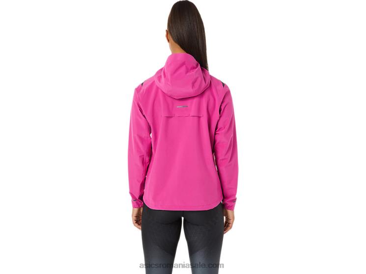 Asics roșu fucsia jachetă accelerate impermeabilă 2.0 pentru femei ZF4643274