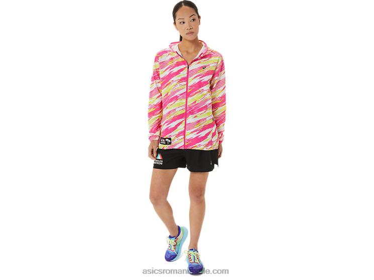 Asics roz glo jachetă gata setată damă lam ZF4643309