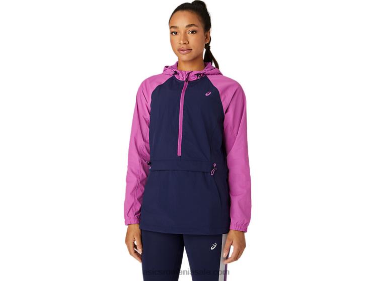 Asics struguri/peacoat digital jachetă anorac de damă ZF4644114