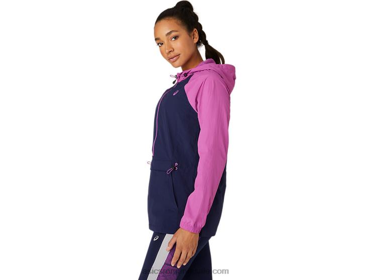 Asics struguri/peacoat digital jachetă anorac de damă ZF4644114