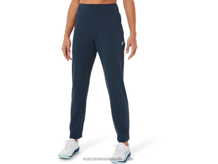 Asics albastru francez/negru de performanță pantalon de tenis de damă ZF4643287