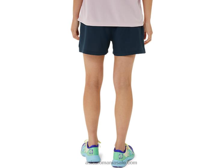 Asics albastru inchis gata de damă 3in scurt lam ZF4643314