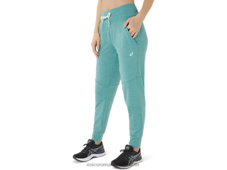 Asics colorant spațial de salvie jogger tehnic pentru femei ZF4643394
