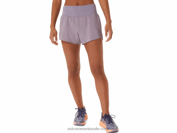 Asics cuarț violet drumul femeilor 3,5 pe scurt ZF4642490