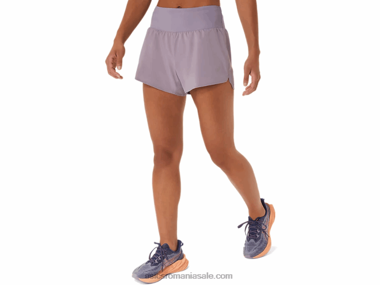 Asics cuarț violet drumul femeilor 3,5 pe scurt ZF4642490