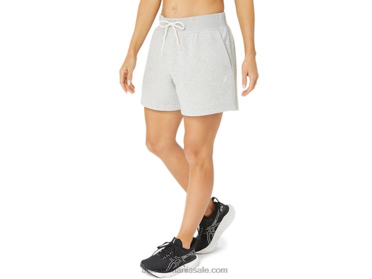 Asics erica gri deschis damă duminică sana fleece scurt ZF4642151