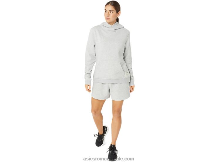 Asics erica gri deschis damă duminică sana fleece scurt ZF4642151