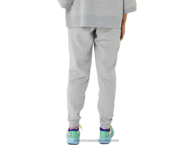 Asics erica gri deschis jogger pentru femei duminică fleece lam ZF4643305