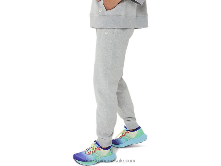 Asics erica gri deschis jogger pentru femei duminică fleece lam ZF4643305