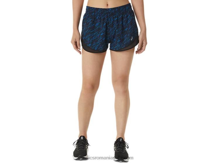 Asics imprimeu umbra de noapte/lake drive damă pr lyte 2.5in run short ZF4643303