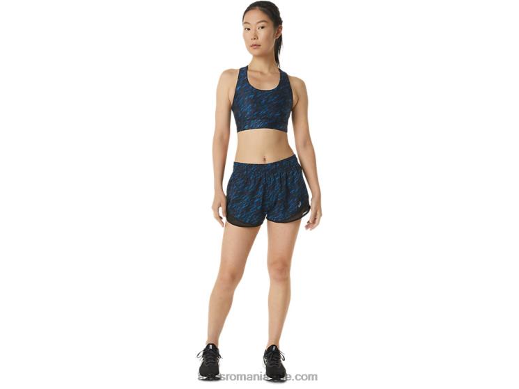 Asics imprimeu umbra de noapte/lake drive damă pr lyte 2.5in run short ZF4643303