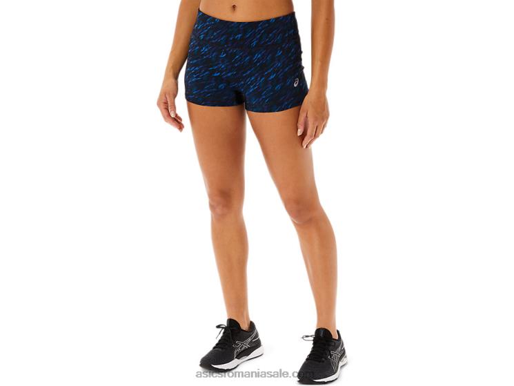 Asics imprimeu umbra de noapte/lake drive trenă scurtă de 2 inci pentru femei ZF4643519