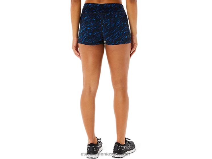Asics imprimeu umbra de noapte/lake drive trenă scurtă de 2 inci pentru femei ZF4643519