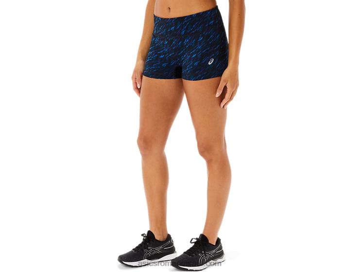 Asics imprimeu umbra de noapte/lake drive trenă scurtă de 2 inci pentru femei ZF4643519