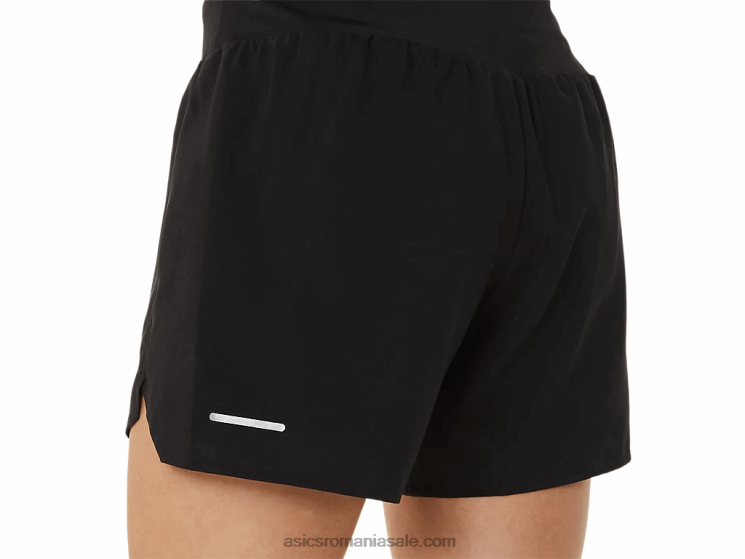 Asics negru de performanță drum feminin 2-n-1 5.5in scurt ZF4643002