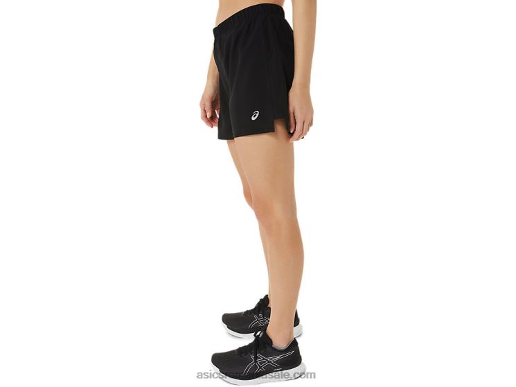 Asics negru de performanță gata de damă 3 în scurt ZF4643457