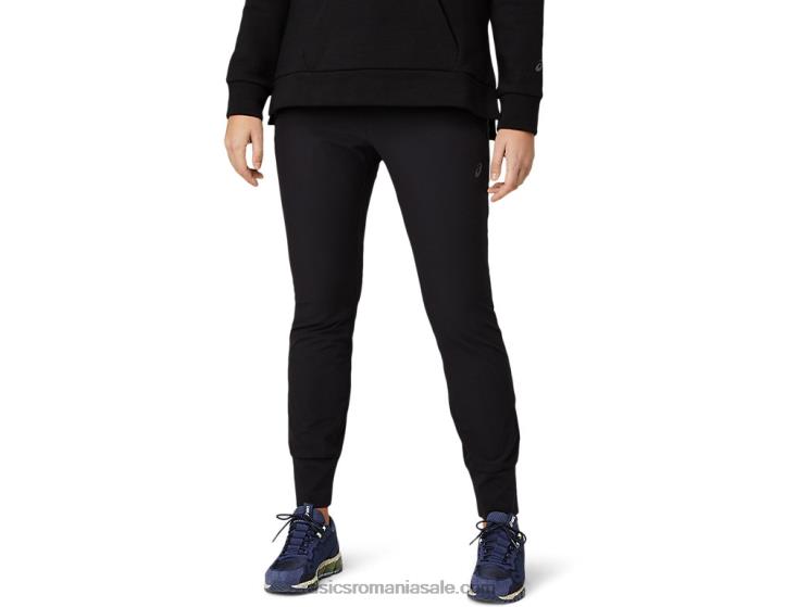 Asics negru de performanță pantalon conic elastic pentru femei ZF4643642