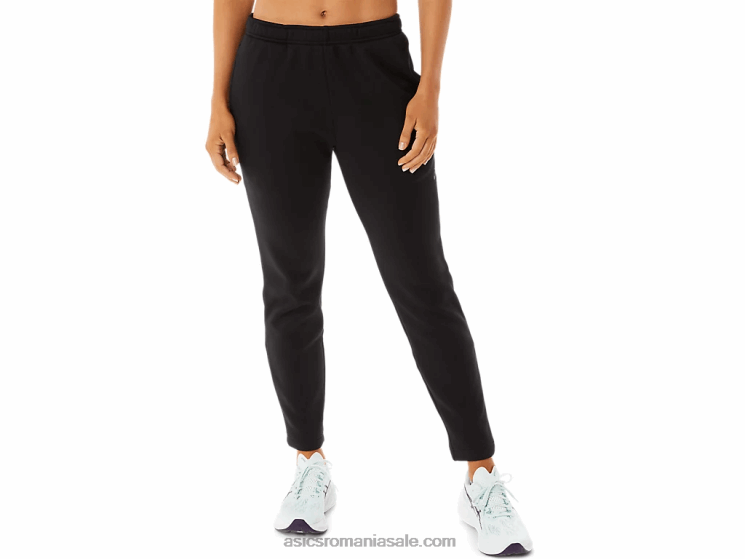 Asics negru de performanță pantalon de damă din tricot periat ZF4642901