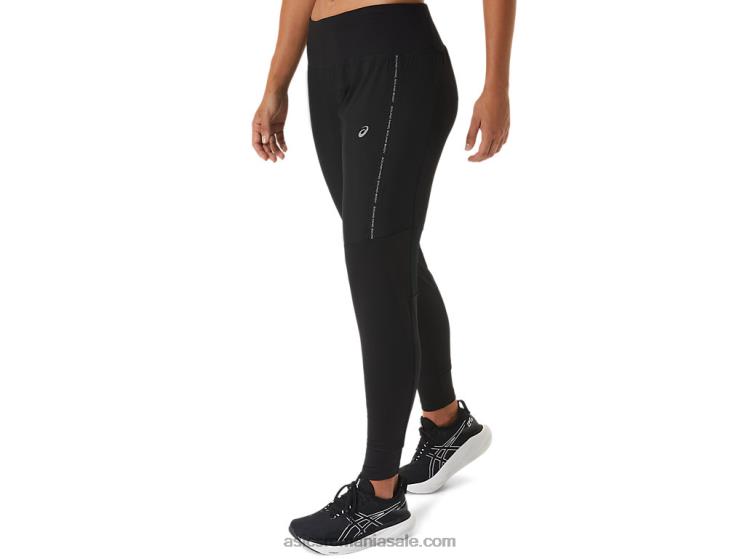Asics negru de performanță pantaloni de curse pentru femei ZF4642504