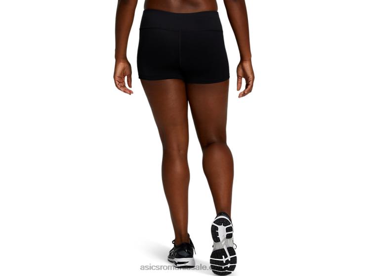 Asics negru de performanță trenă scurtă de 2 inci pentru femei ZF4644164