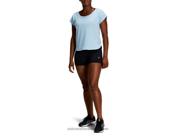 Asics negru de performanță trenă scurtă de 2 inci pentru femei ZF4644164
