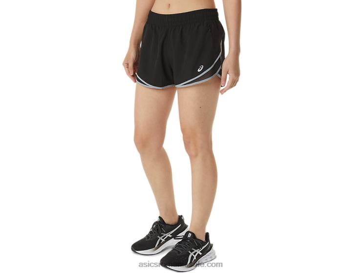 Asics performance black/sheet rock damă pr lyte 2.5in run short ZF4643725