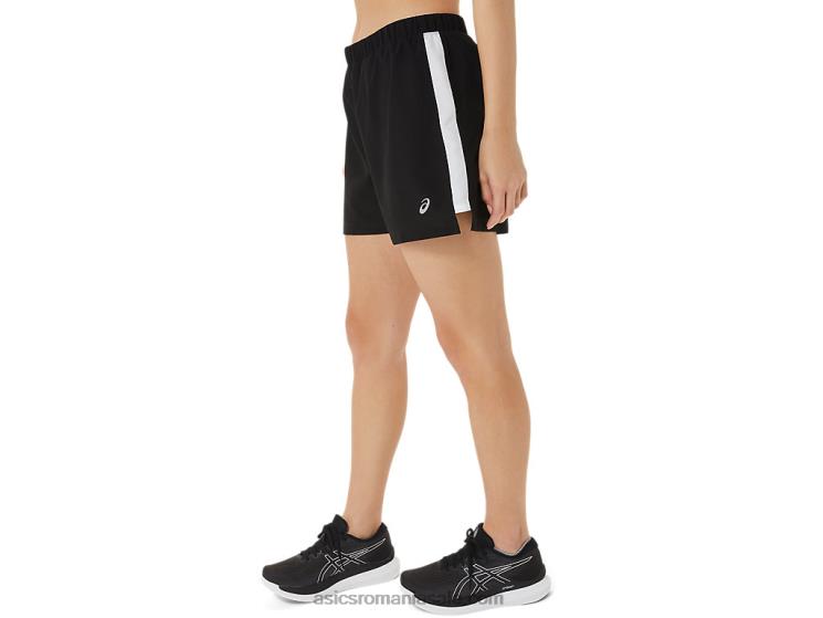 Asics performanta alb/negru gata de damă 3 în scurt ZF4642909