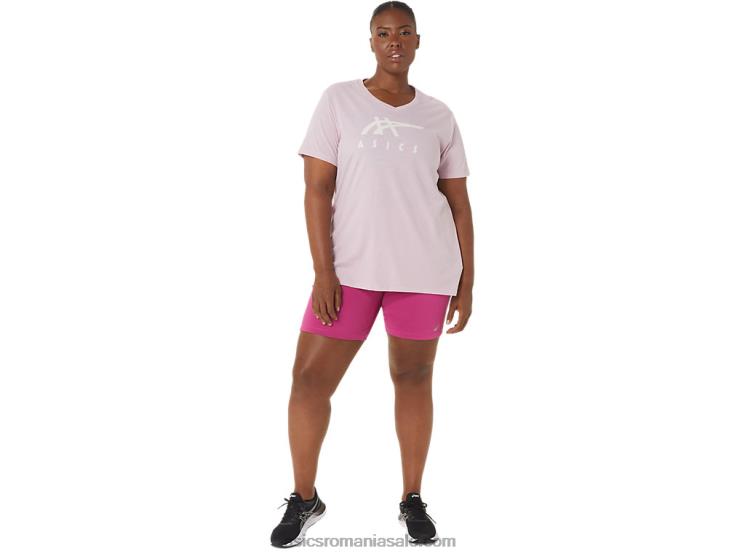 Asics roșu fucsia damă pr lyte 5in run short cu buzunare ZF4643291