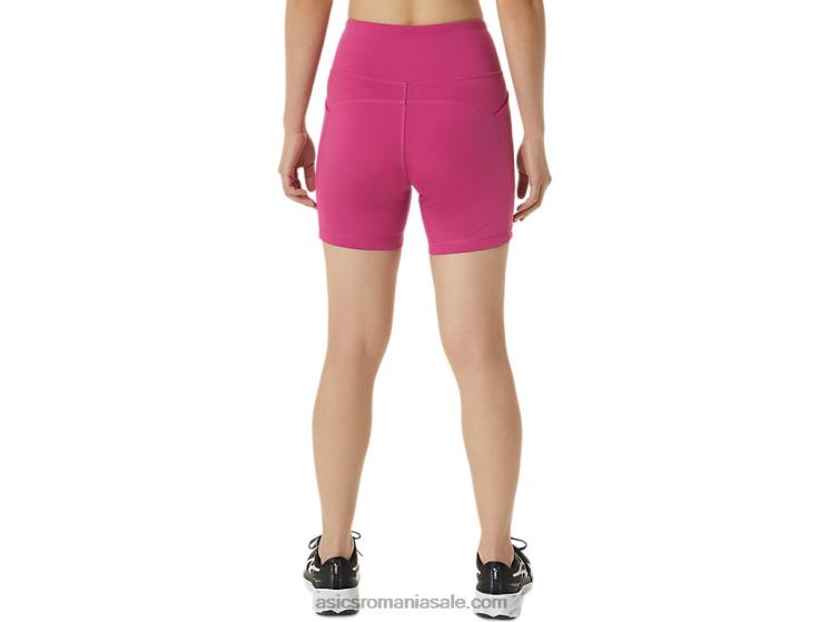Asics roșu fucsia damă pr lyte 5in run short cu buzunare ZF4643291