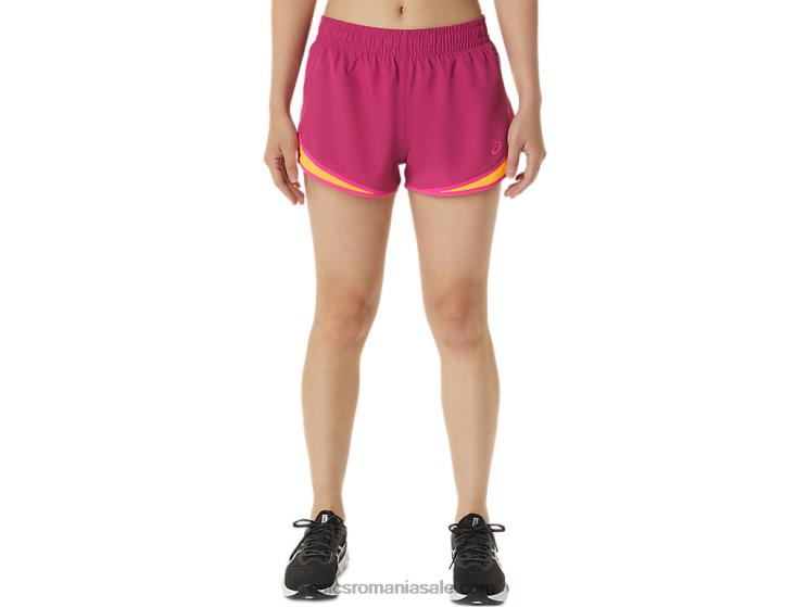 Asics roșu fucsia/roz glo damă pr lyte 2.5in run short ZF4643300