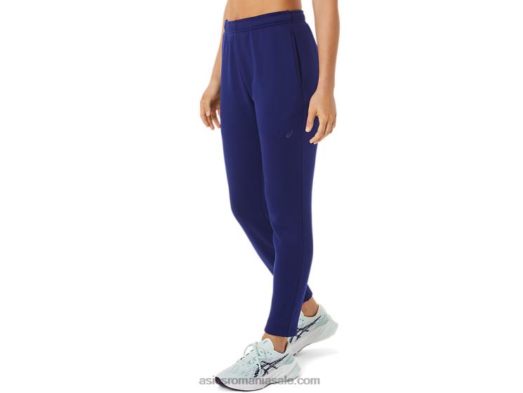 Asics se scufundă albastru pantalon de damă din tricot periat ZF4642936