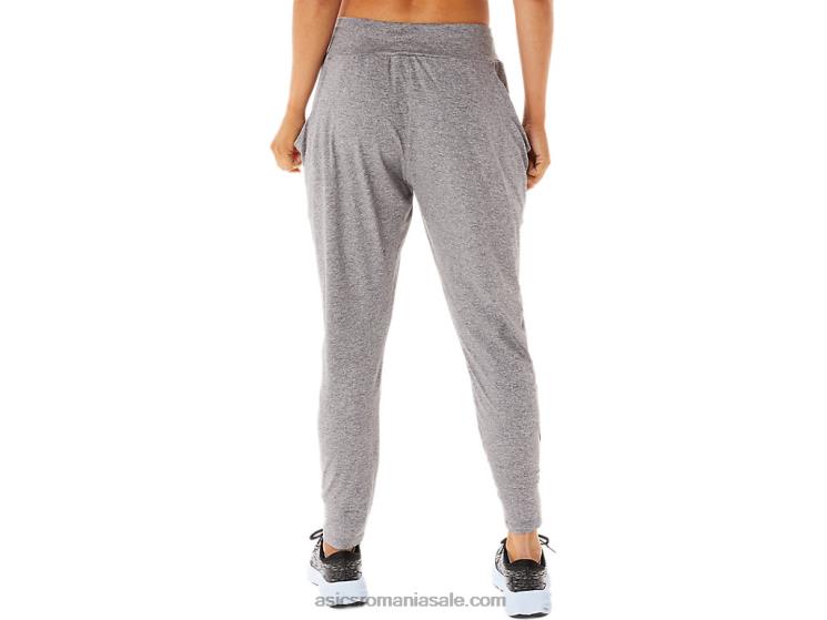 Asics umbra de fum heather pantalon de damă din tricot elastic elastic ZF4642903