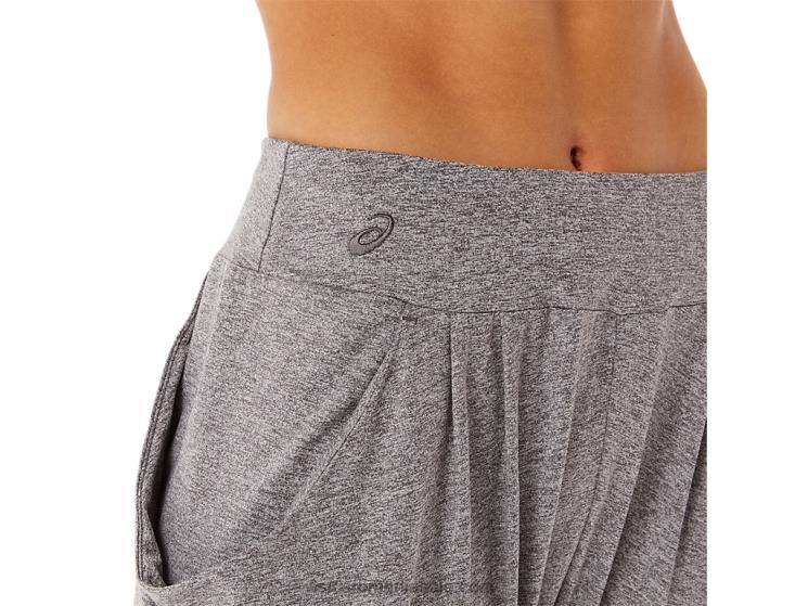 Asics umbra de fum heather pantalon de damă din tricot elastic elastic ZF4642903