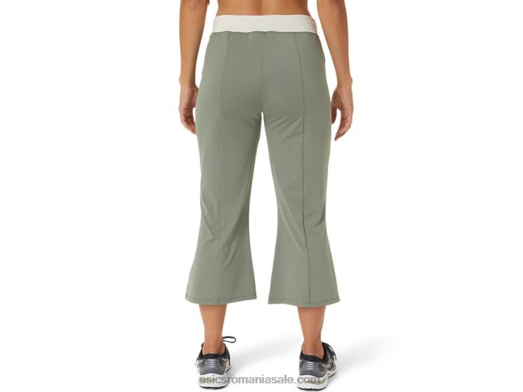 Asics verde lichen/mesteacăn w pantaloni evazați reutilizați ZF4642740