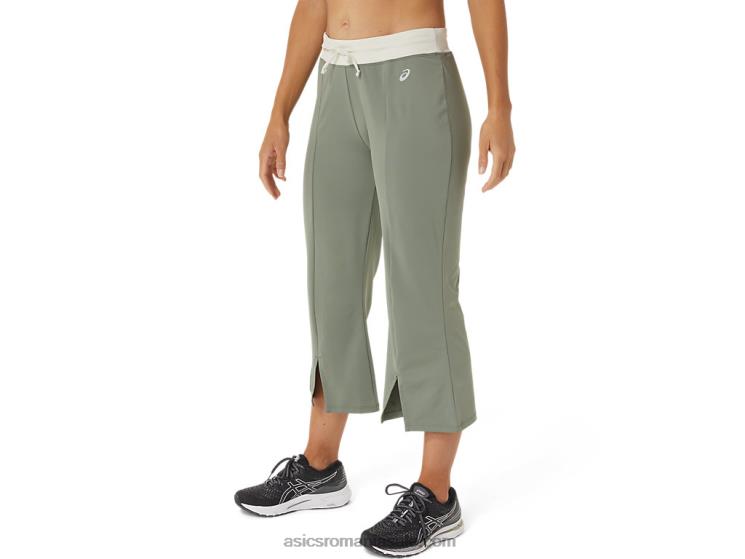 Asics verde lichen/mesteacăn w pantaloni evazați reutilizați ZF4642740