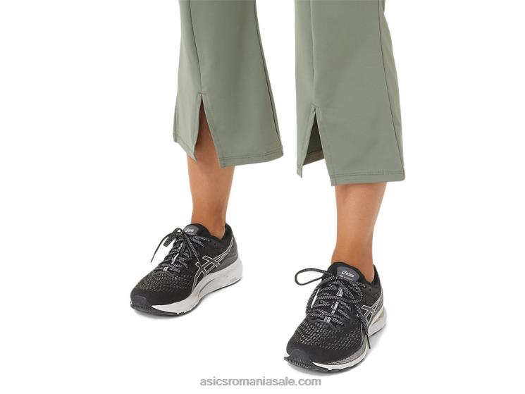 Asics verde lichen/mesteacăn w pantaloni evazați reutilizați ZF4642740