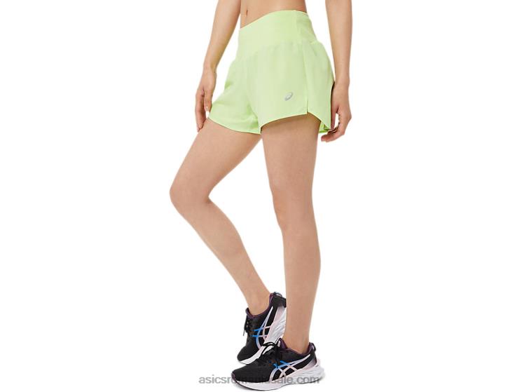 Asics verde lime drumul femeilor 3,5 pe scurt ZF4643462
